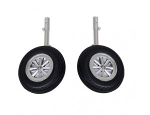 FMS 1.7M F4U V3 Electric Retract Main Landing Gear Strut & Wheel Set